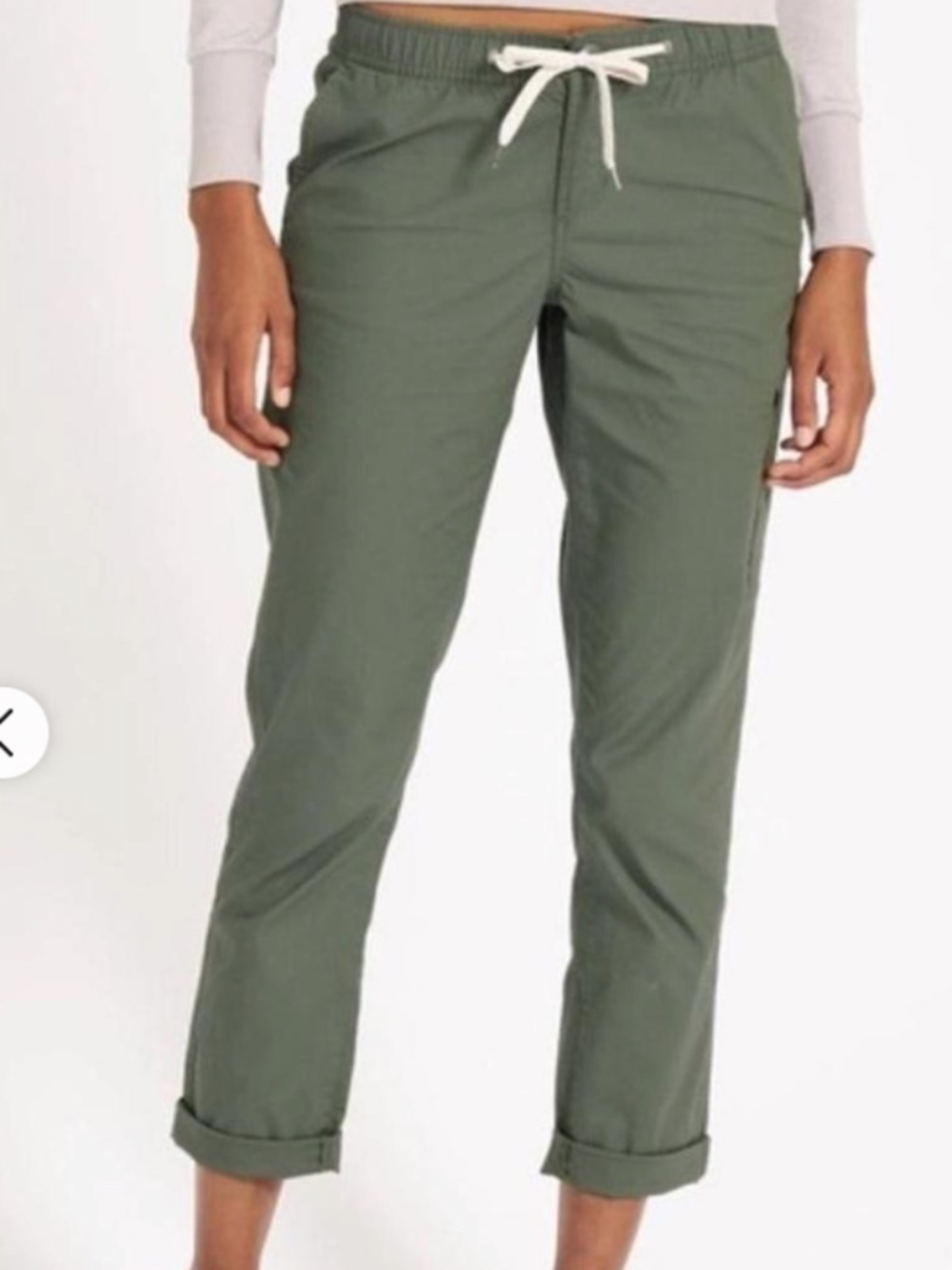 Vuori Women's Ripstop Mid-Rise Pant, Olive Green, Sz Large